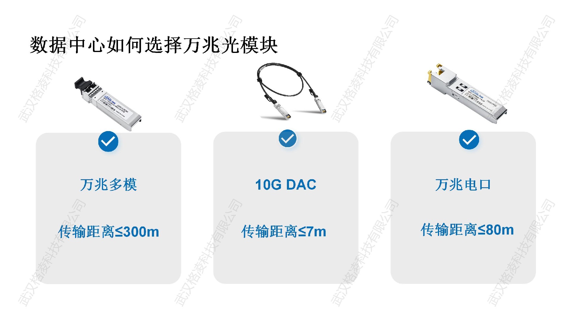 數(shù)據(jù)中心如何選擇萬兆光模塊？